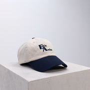 Ed's Navy and Cream 6 Panel Cap