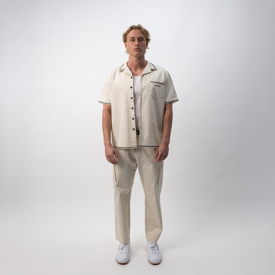 Ed's Ecru Cargo Pants