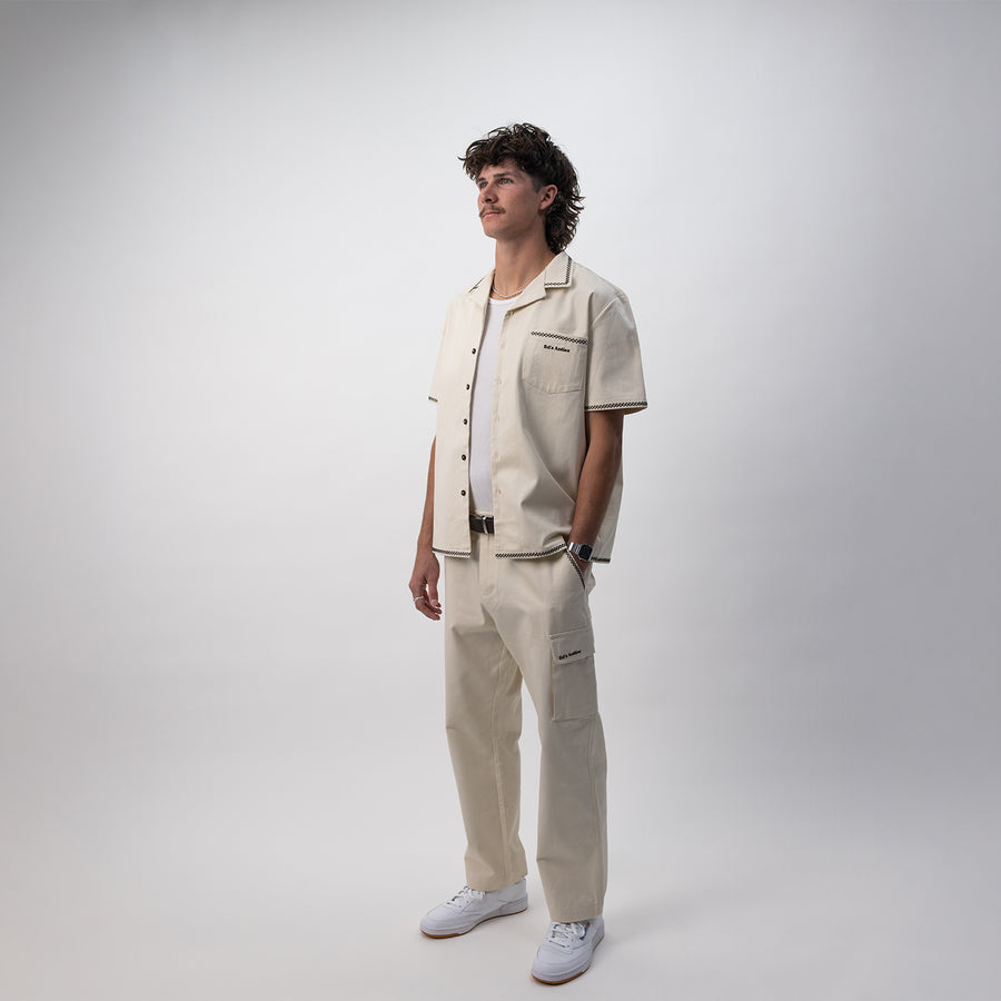 Ed's Ecru Cargo Pants