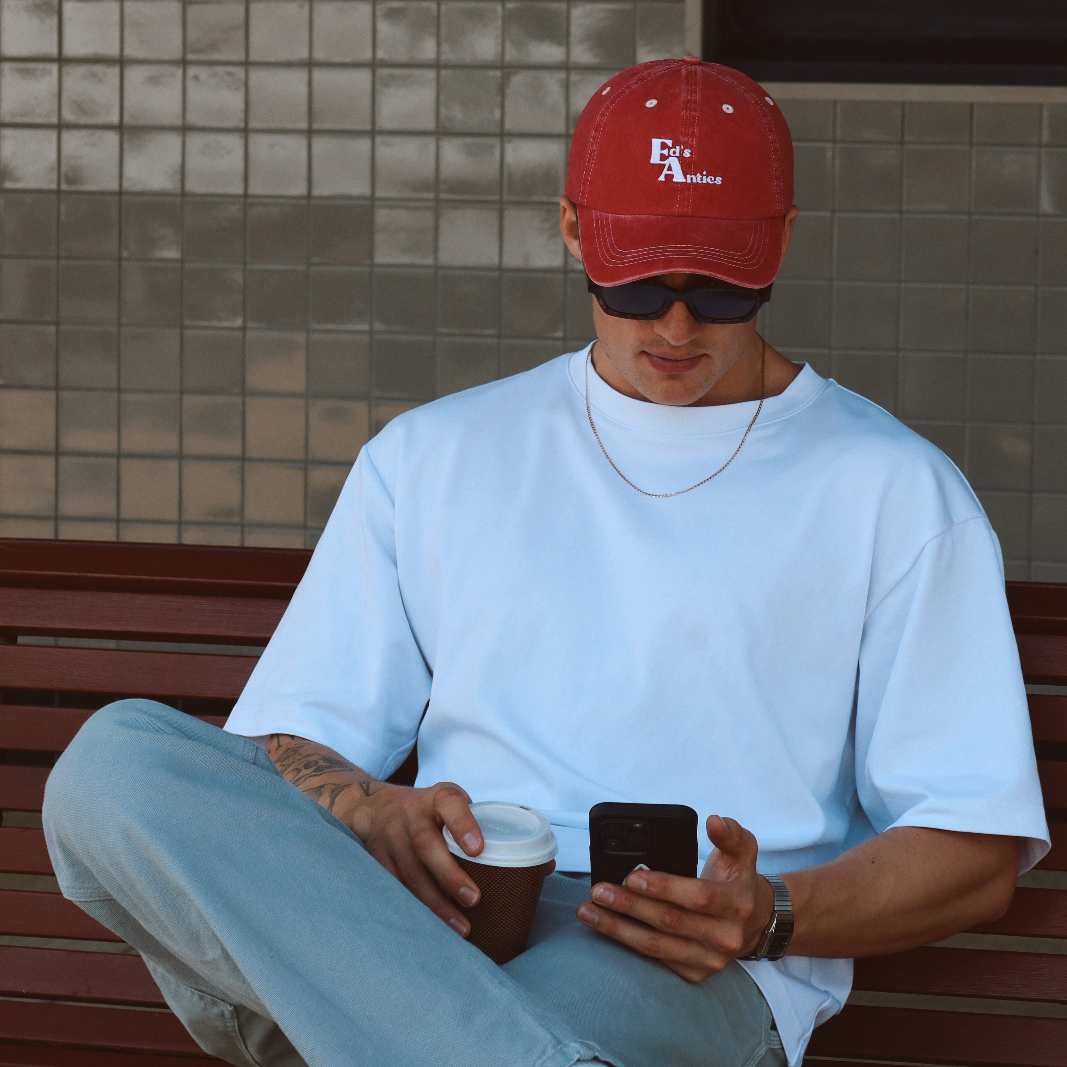 Ed's Rose & White Contrast 6 Panel