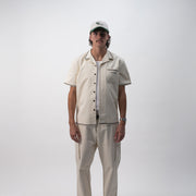 Ed's Green & Cream 6 Panel Cap