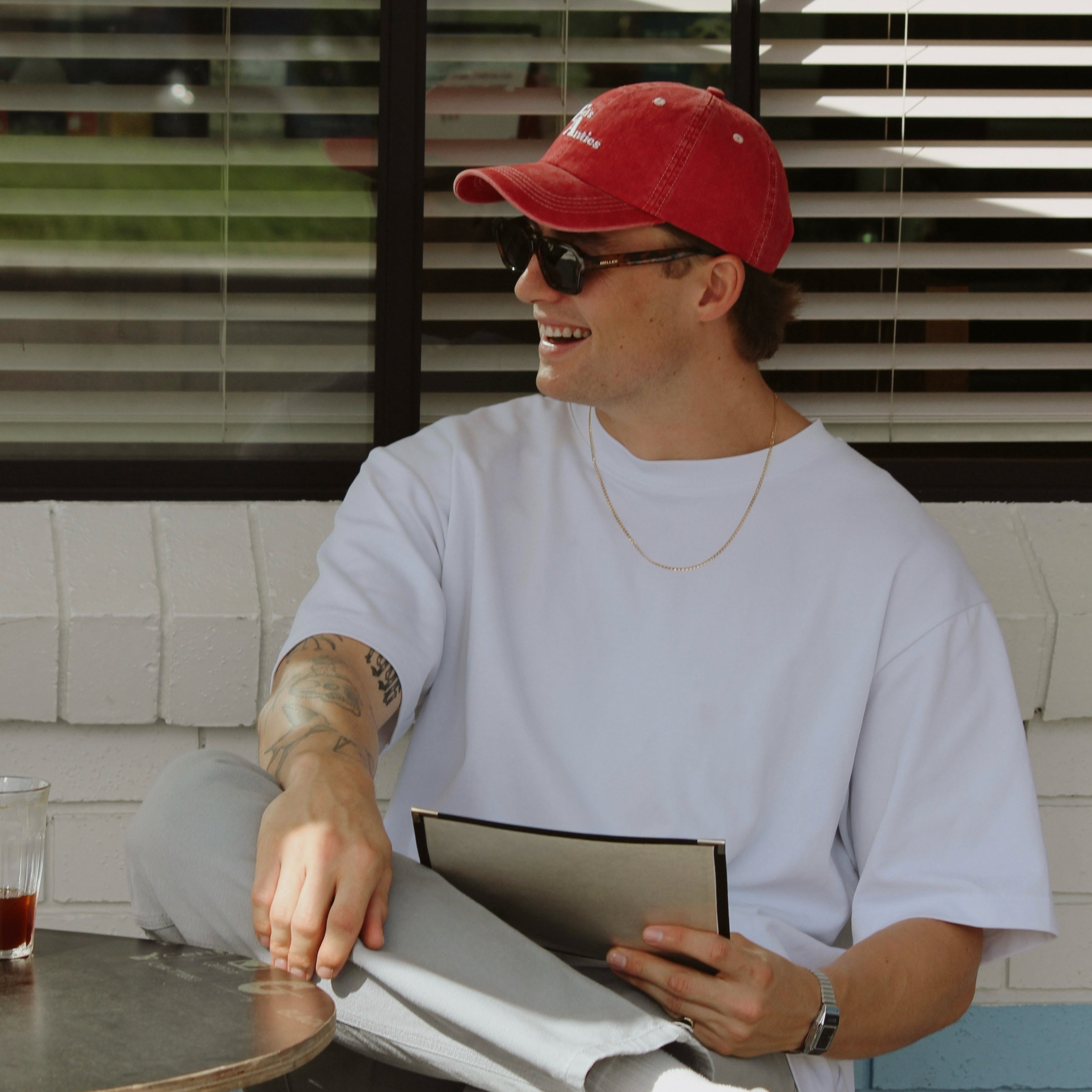 Ed's Rose & White Contrast 6 Panel